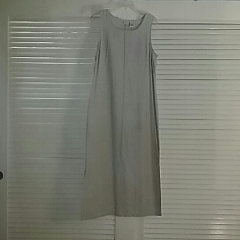 Silk Sleeveless Dress Size M